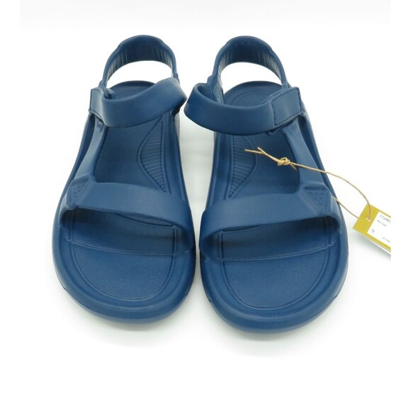 Teva Hurricane Drift Sandals Blue Size 5 Water-Ready Hook Loop Straps NEW - Picture 2 of 8